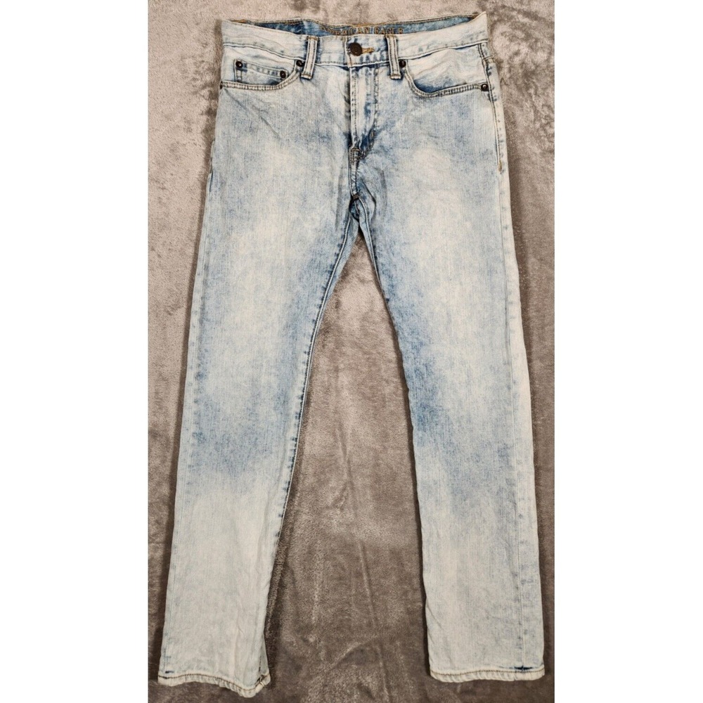 American‎ Eagle Jeans Men's  28X30 Blue Denim Stone Washed Slim